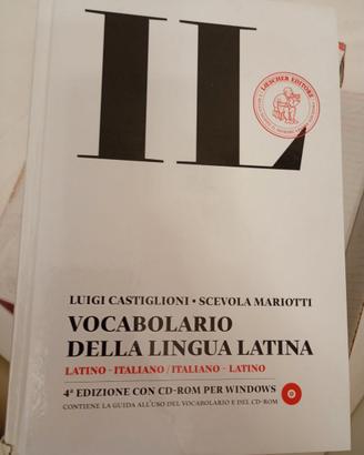 Vocabolario lingua latina IL