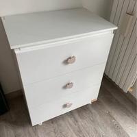 Cassettiera bianca  marchio Azzurra