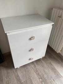 Cassettiera bianca  marchio Azzurra