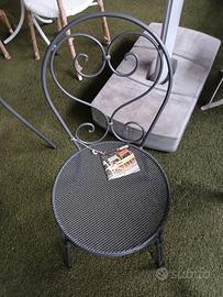 4 sedie emu pigalle colore ferro antico