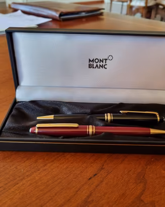 Coppia assortita di penne Montblanc nuove