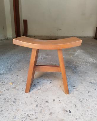 sgabello in teak 