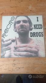 Necro 'i need drugs' prima stampa autografata