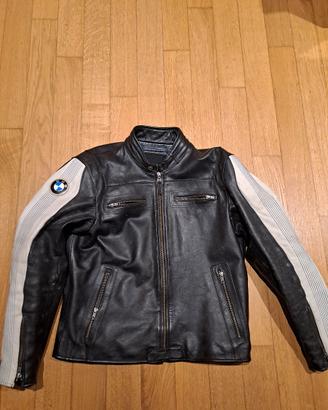 bmw giacca pelle vintage