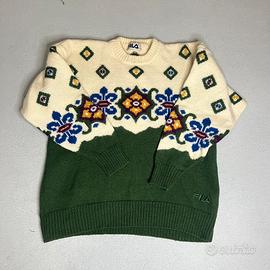 Maglione Fila vintage unisex 100% lana