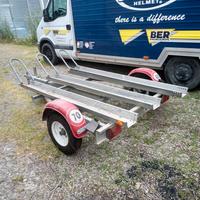 carrello portamoto basculante