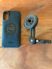 Supporto moto Sp piu cover iphone 16