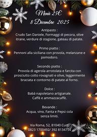 Menù festività in Curti (CE)