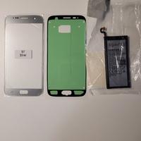 Kit Cover + Batteria Samsung S7 Silver