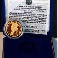 San Marino 2 scudi oro 2003