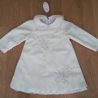 Vestito in velluto elegante per neonata Made in It