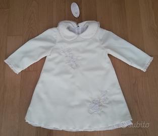 Vestito in velluto elegante per neonata Made in It