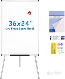 lavagna magnetica 90x60 cavalletto regolabile