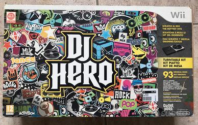 DJ Hero Wii controller giradischi e gioco