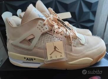 Sneakers Jordan 4 x Off-White Sail misura 46 NUOVE