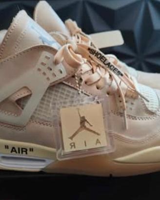 Sneakers Jordan 4 x Off-White Sail misura 46 NUOVE