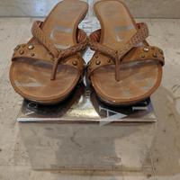 Sandali da donna in cuoio