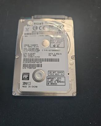 Hard disk Hgst 500gb 2.5 sata