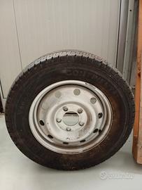 5 gomme Continental Vanco 225/65 R16C+cerchi ferro