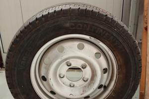 5 gomme Continental Vanco 225/65 R16C+cerchi ferro