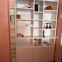 Libreria bianca laccata