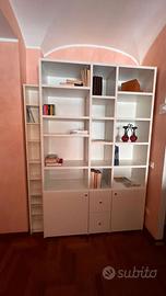 Libreria bianca laccata