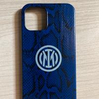Cover iphone 12/12 pro inter e cover azzurra