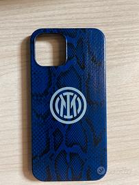 Cover iphone 12/12 pro inter e cover azzurra