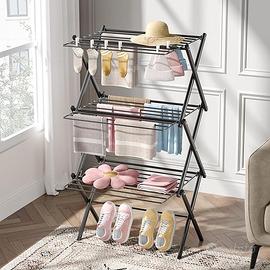 Stendibiancheria Verticale a Torre col. nero