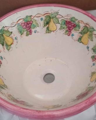 Ceramica lavelli cucina dipinti amano
