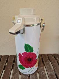 Thermos Airpot Floreale Giapponese Vintage anni 70