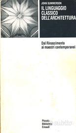 IL LINGUAGGIO CLASSICO DELL’ARCHITETTURA