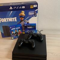 Ps4 pro 1TB +2controller+ride 4 e F1 2021