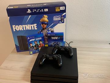 Ps4 pro 1TB +2controller+ride 4 e F1 2021