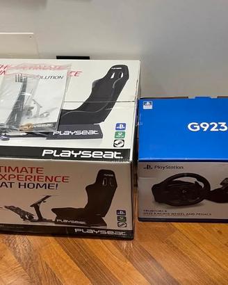 Logitech G923 + Playseat actifit evolution