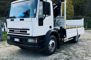 IVECO 150/18K TARGA GIALLA CON GRU E RIB