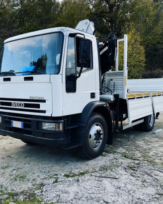 IVECO 150/18K TARGA GIALLA CON GRU E RIB