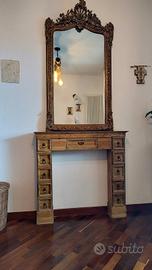 CAMINO LEGNO MARRONE CON CASSETTI