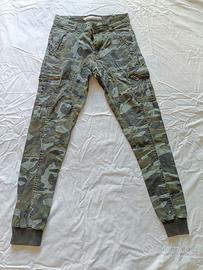 Jogger Cargo Clayton Camouflage Militare Taglia 42