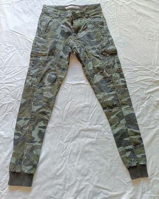 Jogger Cargo Clayton Camouflage Militare Taglia 42