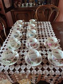 Royal Albert flower of the month, set completo