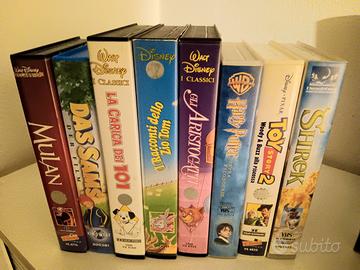 Lotto cassette VHS Disney e altro vintage