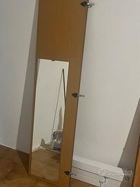 Armadio battente 5 ante in legno