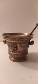 grande mortaio in bronzo