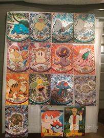 15 carte Topps Pokemon 1a serie perfette
