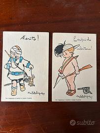 Paola Bologna - cartoline militari colorate a mano