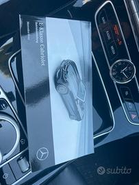 Libretto d’uso Mercedes E class cabrio A238 in ted