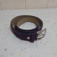 Cintura in pelle scamosciata viola