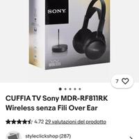 cuffie wireless Sony perfette