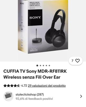 cuffie wireless Sony perfette
